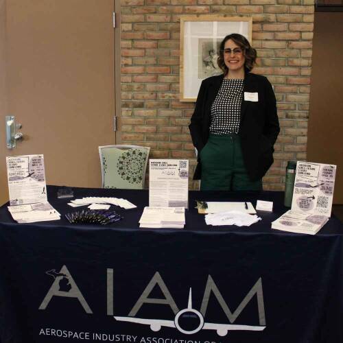 Aerospace Industry Association of Michigan Technology Expo Held at Grand Valley State University
